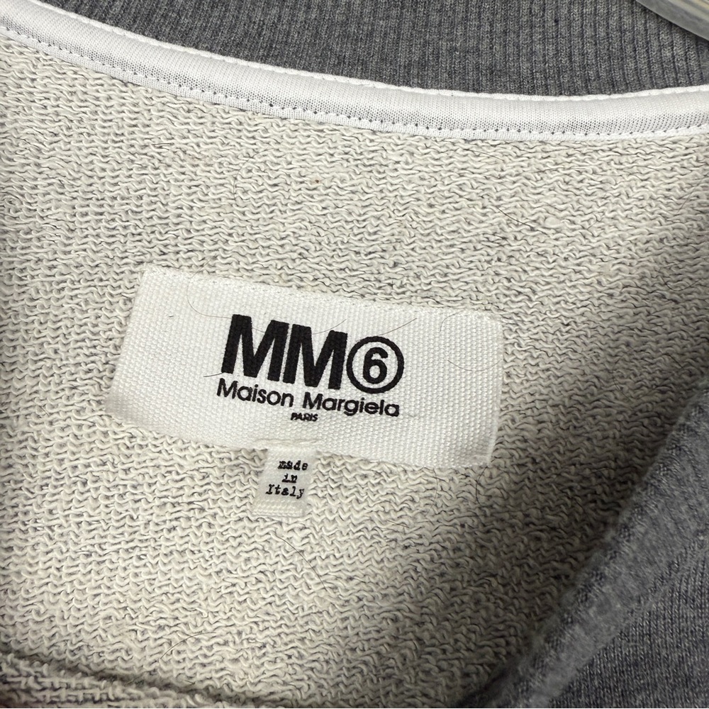 Maison Margiela MM6 Layered Boxy Logo Sweatshirt - Picture 7 of 9